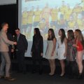 „Gintros-Universiteto“ komanda pasveikinta ir Šiaulių apskrities futbolo uždarymo ceremonijoje