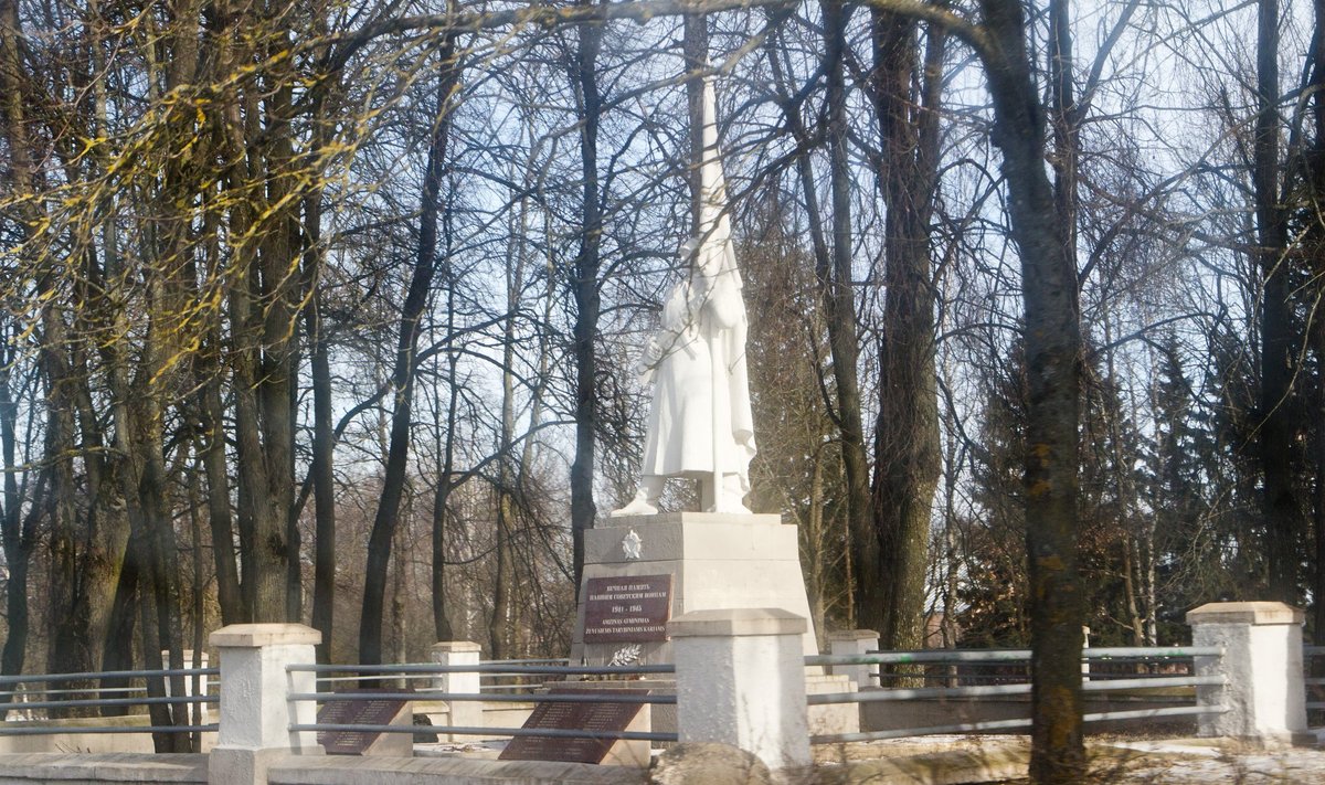 Cemetery of Soviet soldiers