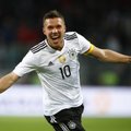L. Podolskis atsisveikino su Vokietijos rinktine puikiu pergalingu įvarčiu į anglų vartus