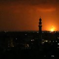 Izraelis po raketų atakos surengė antskrydžius Gazos Ruože
