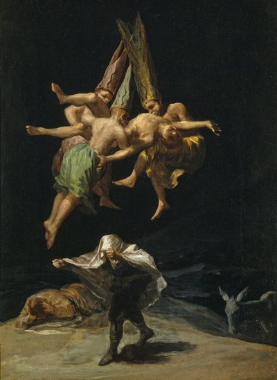 Francisko Goya Witches Flight 1797