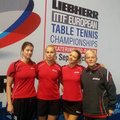 Europos stalo teniso pirmenybėse Lietuvos moterų rinktinė pralaimėjo Turkijos komandai