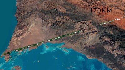 „Saudi Vision 2030“ projektas „Linija“ – 170 km ilgio miestas 