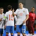 Rusijos futbolininkai paskutinę minutę nukovė portugalus