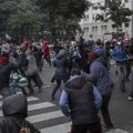 Argentinos sostinėje policija panaudojo jėgą, kad išvaikytų protestuotojus