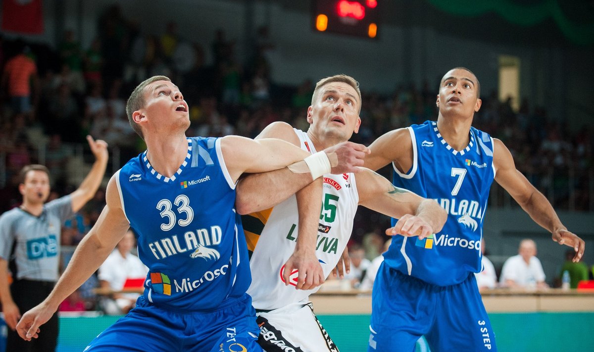 Draugiškos krepšinio rungtynės: Lietuva – Suomija