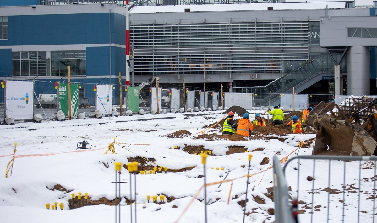 Vilniaus oro uosto naujojo išvykimo terminalo statybos pradžios pristatymas