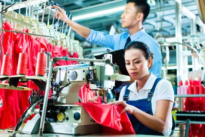 Tekstilės fabrikas, Kinija (asociatyvi nuotr.)