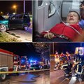 Šeštadienį Vilniuje avariją sukėlęs girtas vairuotojas – ugniagesys-gelbėtojas