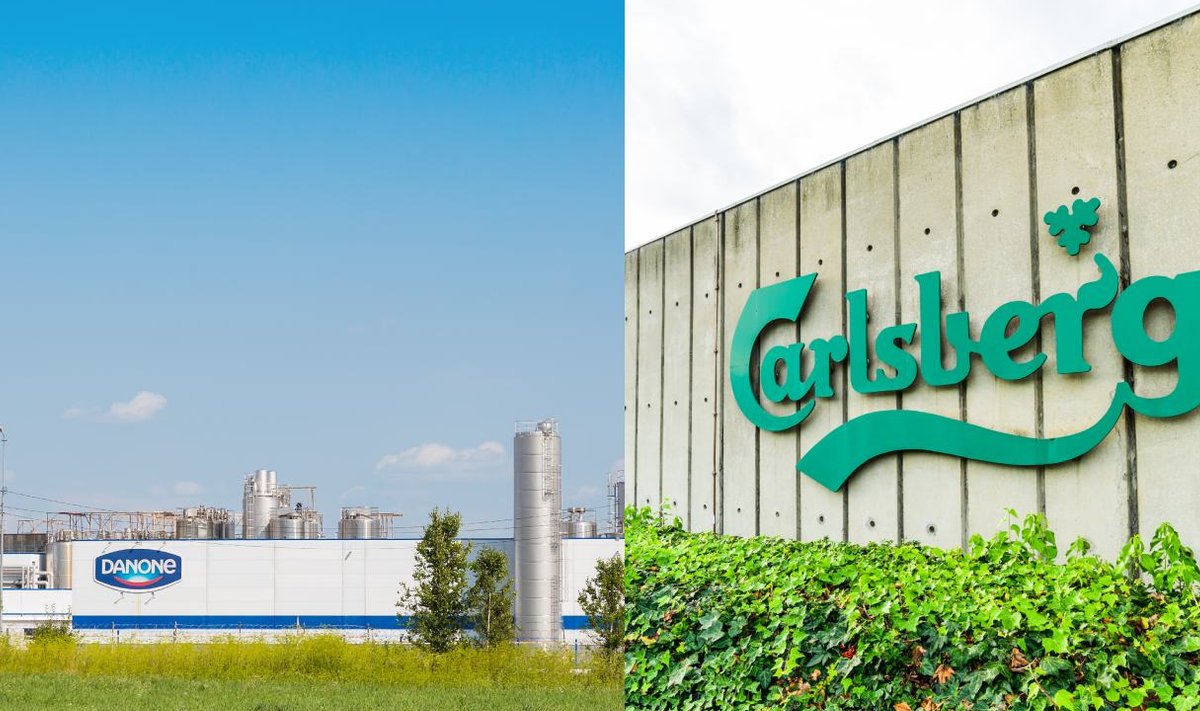 Rusija perėmė jogurto gamintojos „Danone“ ir alaus gamintojos „Carlsberg A/S“ vietinius aktyvus