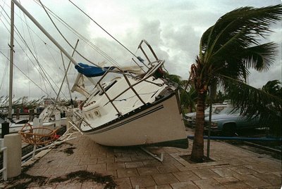 Vaizdai po praūžusio uragano Floridoje, JAV
