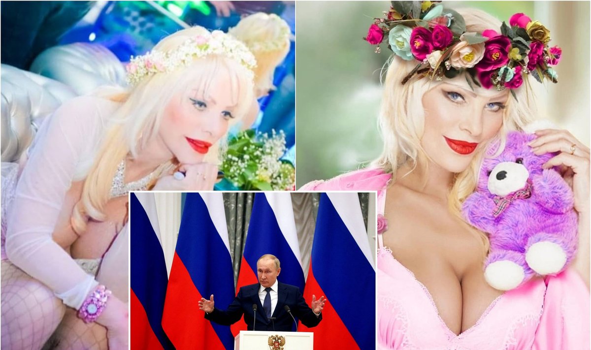 Cicciolina, Vladimiras Putinas / Foto: Instagram, Scanpix