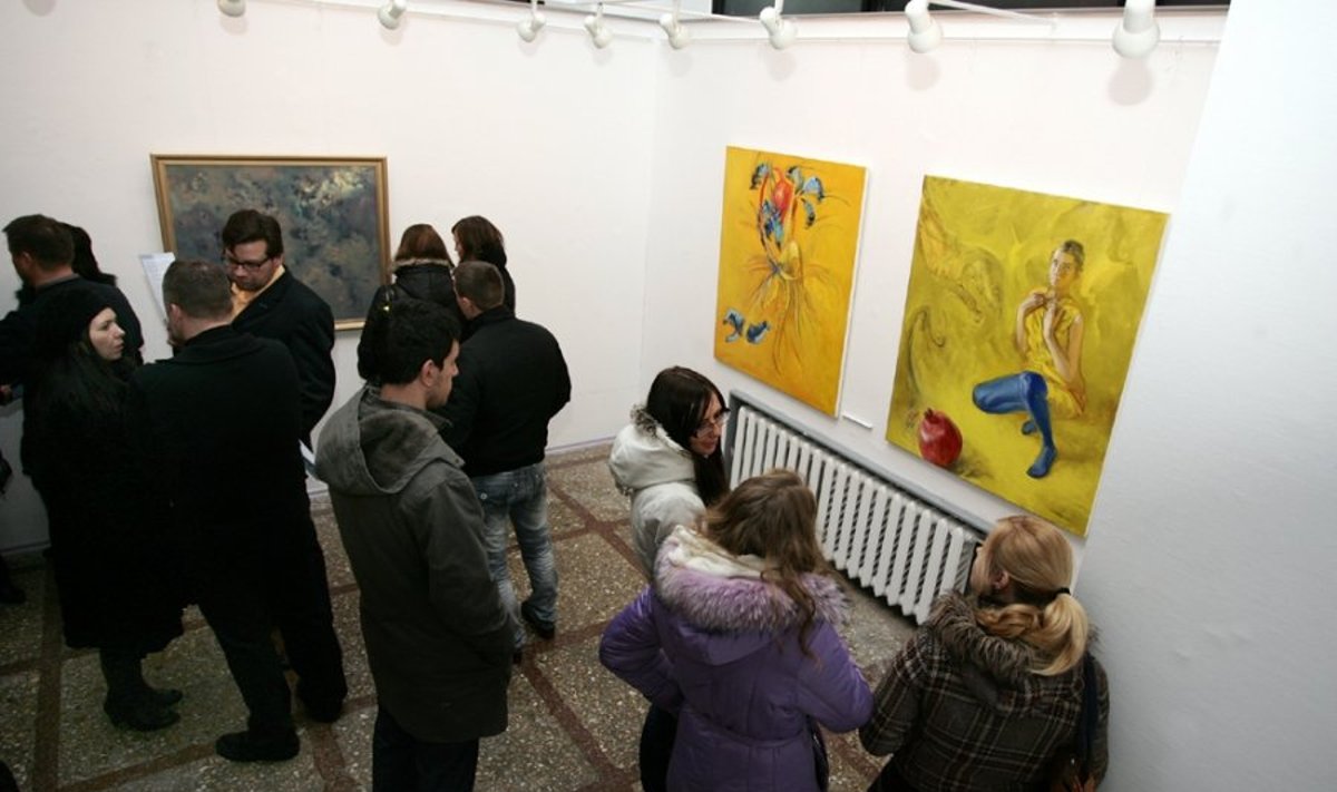 Galerijos atidarymas, Zenono Ripinskio nuotr. 