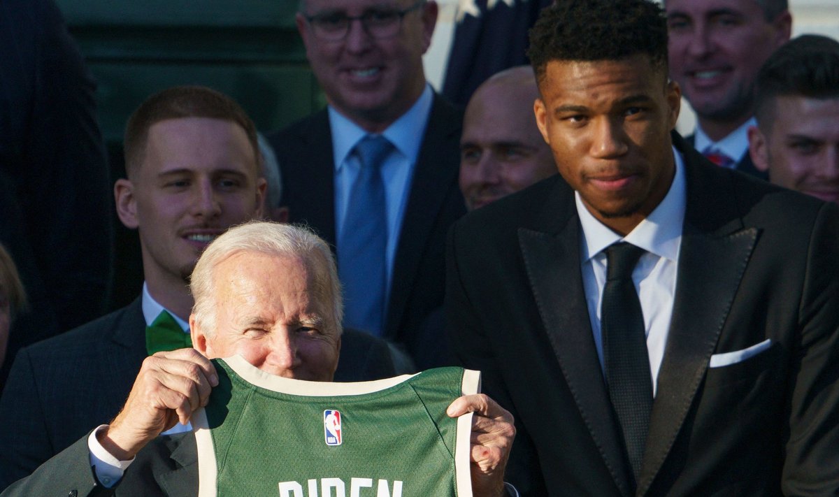 Joe Biden, Giannis Antetokounmpo