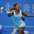 Moterų teniso turnyre Kinijoje lyderės žaidžia pergalingai