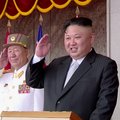 Šiaurės Korėjoje - elitinių būrių karinis paradas