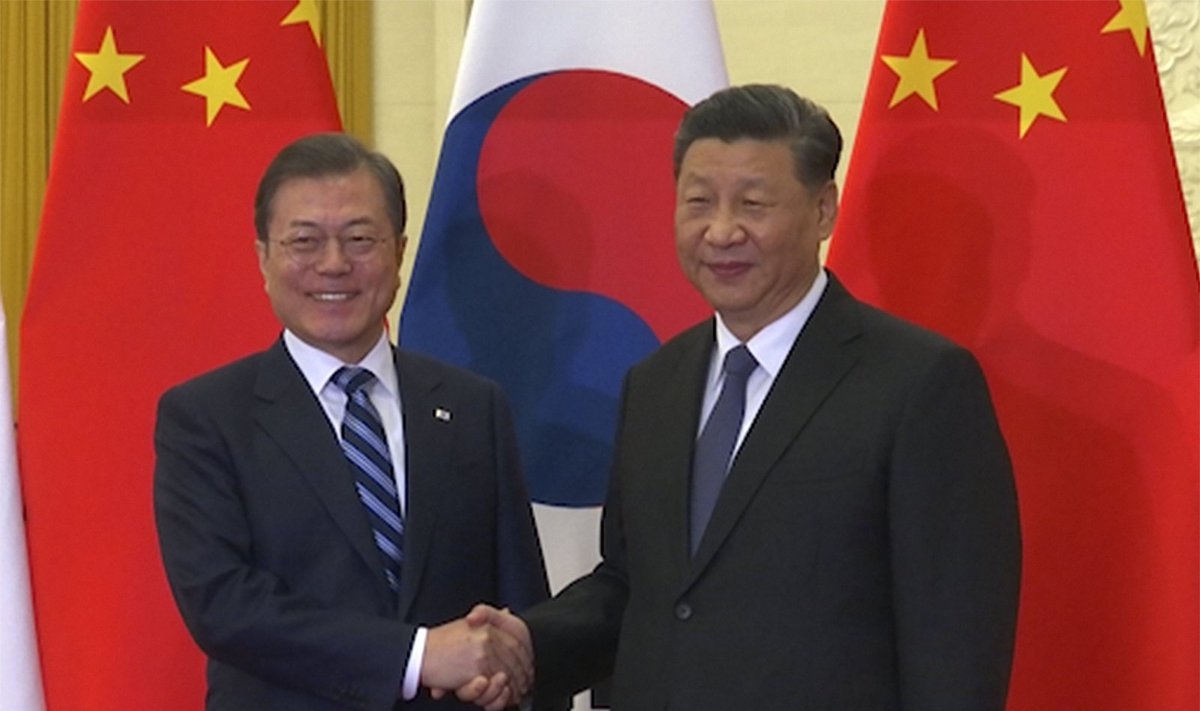 Moon Jae-inas ir Xi Jinpingas