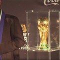 Johanesburge eksponuojama pasaulio futbolo čempionato taurė