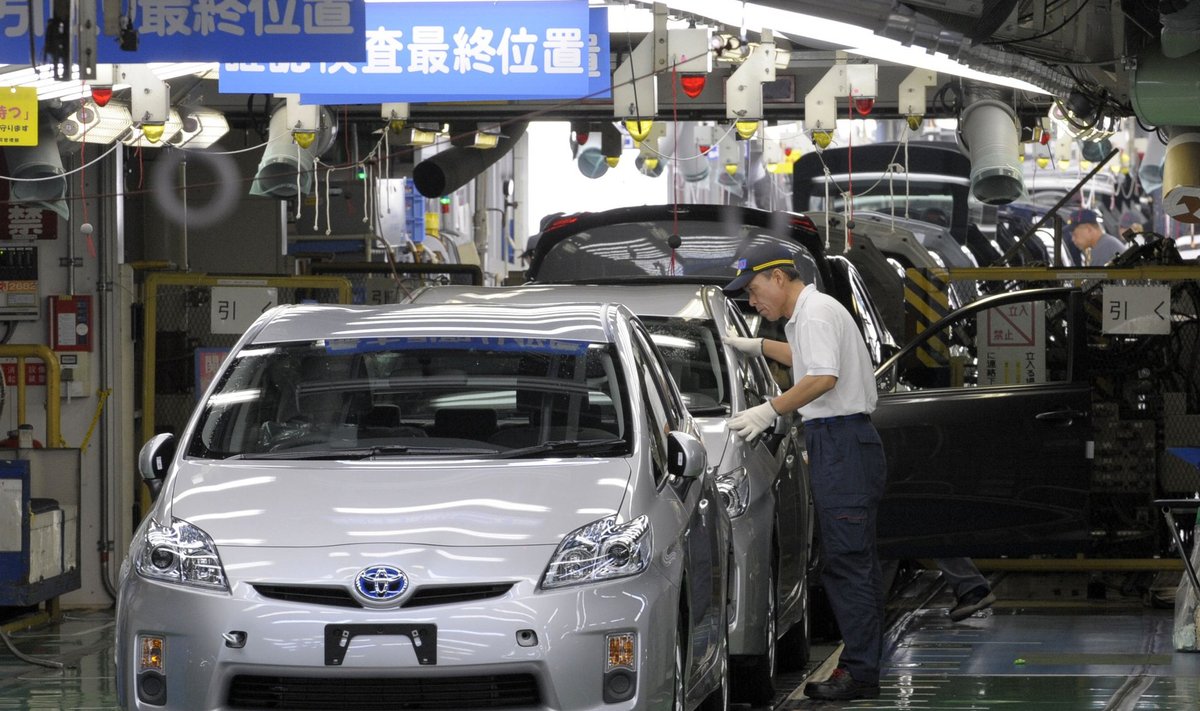 Toyota gamykla Japonijoje