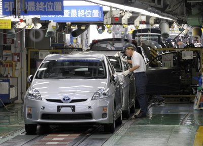 Toyota gamykla Japonijoje