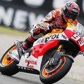 „MotoGP“ etape Silverstoune „pole“ poziciją iškovojo M. Marquezas
