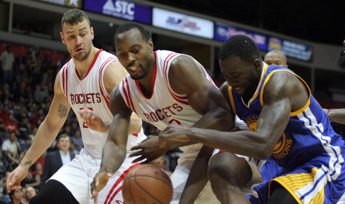 Donatas Motiejūnas ir Joey Dorsey