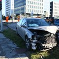 Во время ДТП в Вильнюсе пострадал один человек