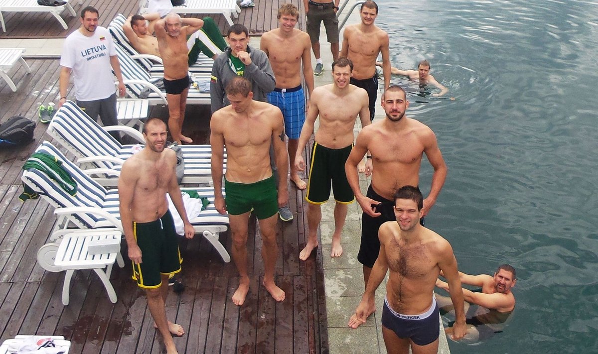 Lietuvos rinktinės vyrai ilsėjosi prie akinančio grožio Bledo ežero