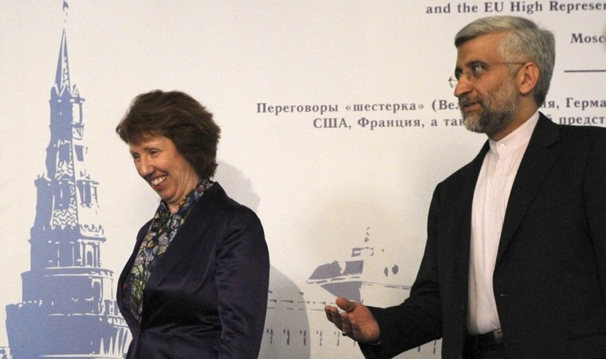 Catherine Ashton ir Saeedas Jalili