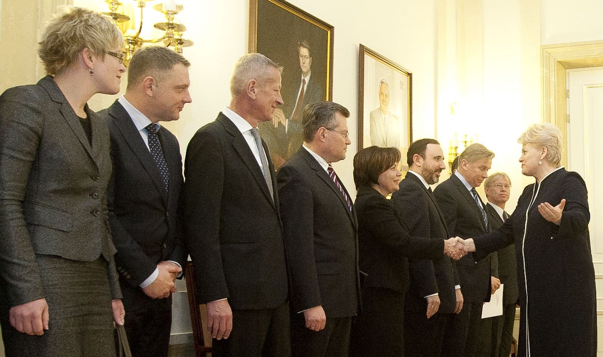 Dalia Grybauskaitė susitinka su Vyriausybės atstovais