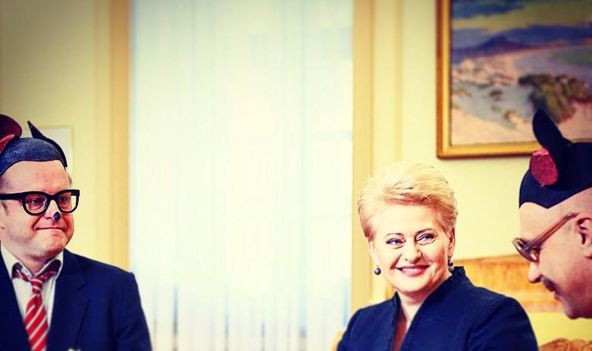 Dalia Grybauskaitė su Sūrskiu ir Mauzeriu