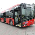 По улицам Вильнюса курсируют новые автобусы Soliaris