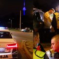 Reido atgarsiai Vilniuje: BMW vairuotojas tapo nakties rekordininku, o girtas romas kelionę tęsė pėstute