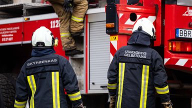 Dar viena neeilinė ugniagesių gelbėjimo operacija – pagalbos prireikė keturkojui