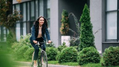 Darbuotojo motyvaciją gali kelti ir kelionė dviračiu į biurą