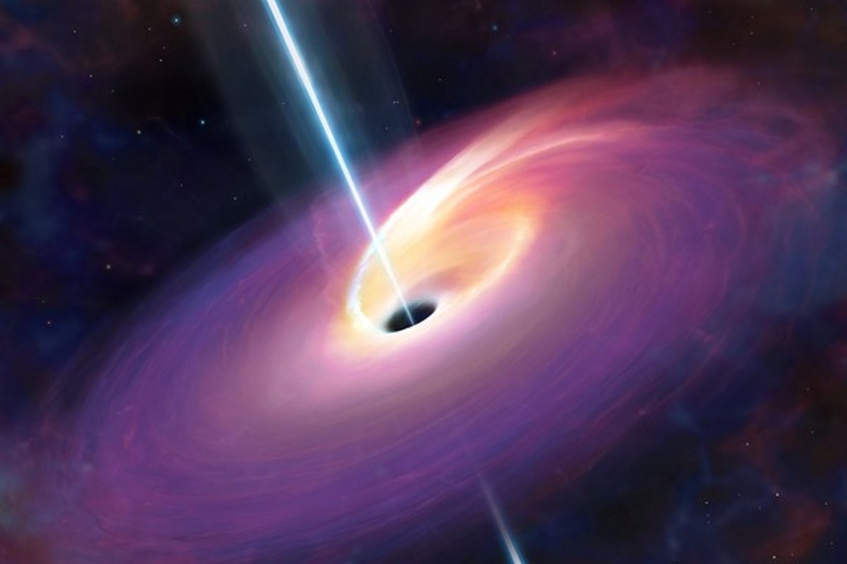 Astronomer: Supermassive sorte hull roterer med nesten lysets hastighet