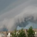 DELFI skaitytojas užfiksavo įspūdingus audros debesis Vilniuje