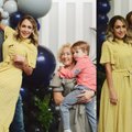 Oksana Pikul-Jasaitienė su šeima atšventė sūnaus gimtadienį: dovanoms išpakuoti prireikė dviejų dienų
