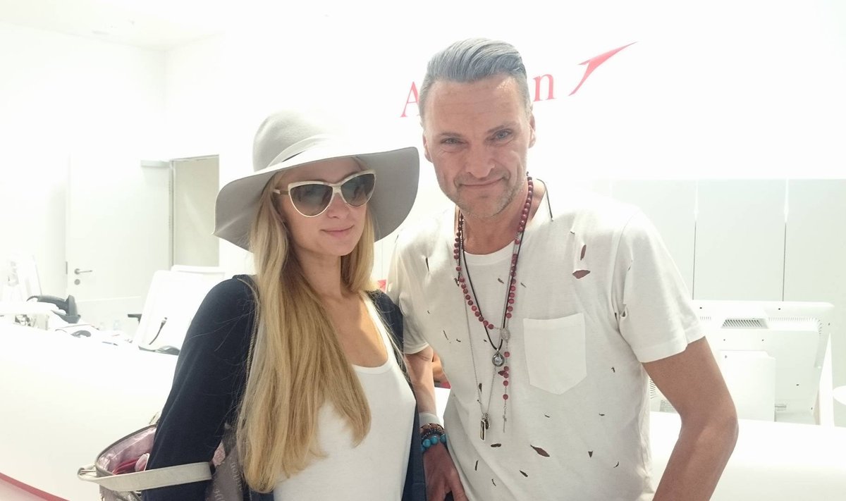 Žilvinas Grigaitis, Paris Hilton