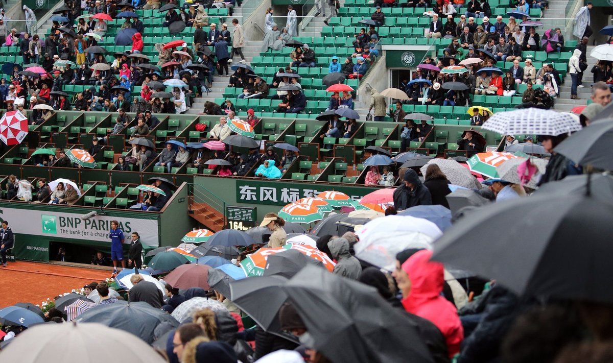 „Didžiojo kirčio“ turnyrą Prancūzijoje drumsčia lietus