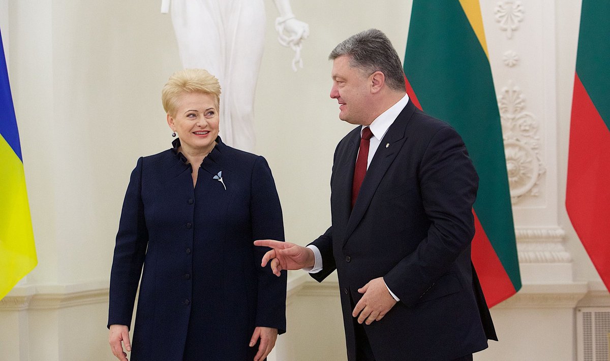 Dalia Grybauskaitė, Petro Poroshenko