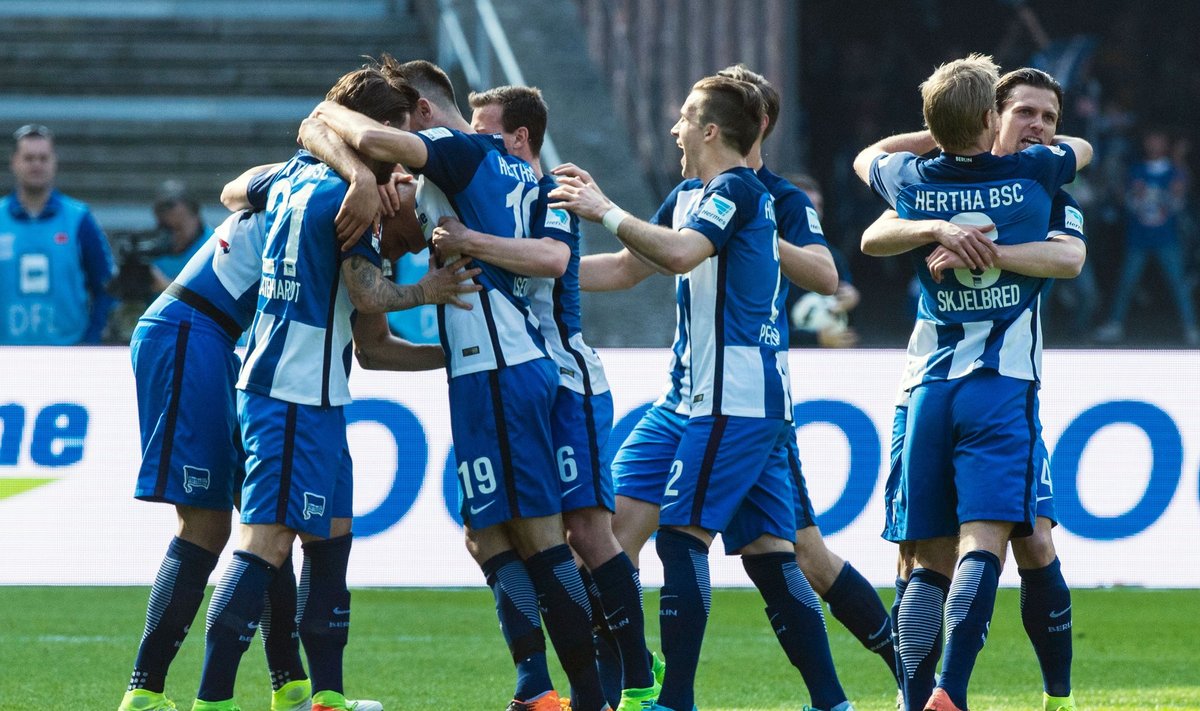 Berlyno Hertha įveikė Augsburg komandą