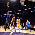„Thunder“ klubas su D. Saboniu apmaudžiai paleido pergalę prieš „Lakers“