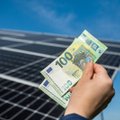 Birželį – 40 mln. eurų paramos kvietimas gyventojų saulės elektrinėms