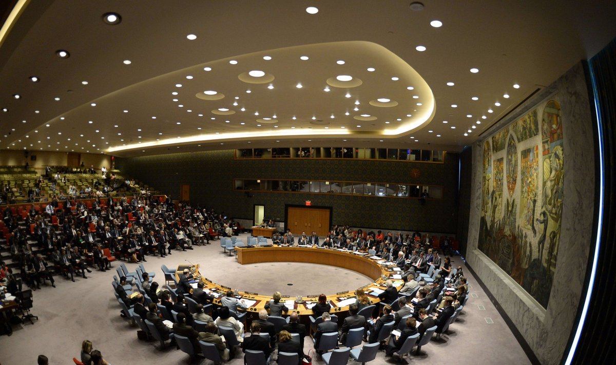 JT Saugumo Tarybos posėdis dėl rezoliucijos dėl lėktuvo katastrofos