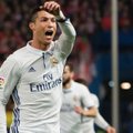C. Ronaldo šou Madrido derbyje – trys įvarčiai ir nokautuotas „Atletico“