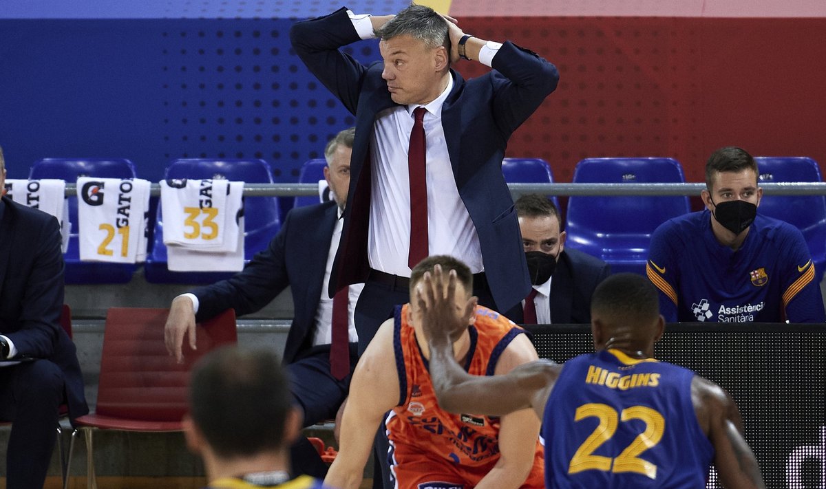 Šarūnas Jasikevičius, "Barcelona" žaidžia su "Valencia Basket"