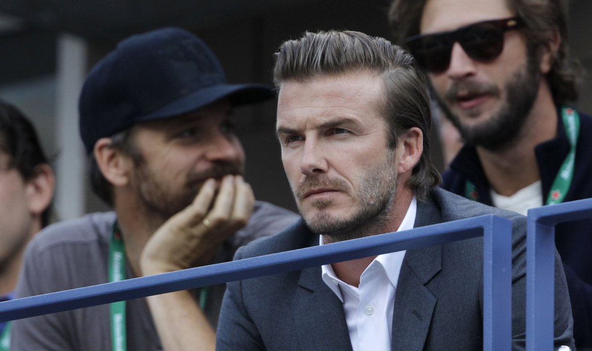 David Beckham pateko į avariją