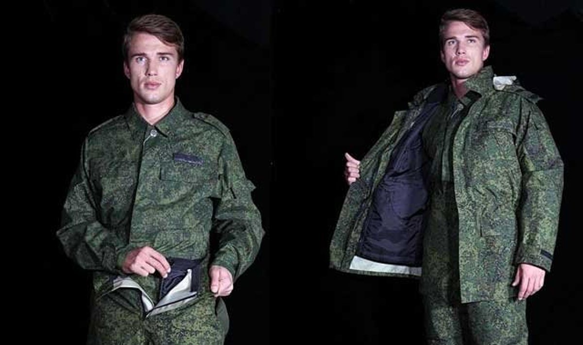 Valentinas Judaškinas paviešino savo kurtų karinių uniformų eskizus