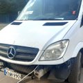 Pasieniečiai sulaikė 13 metų belgų policijos ieškotą mikroautobusą „Mercedes Benz Sprinter“